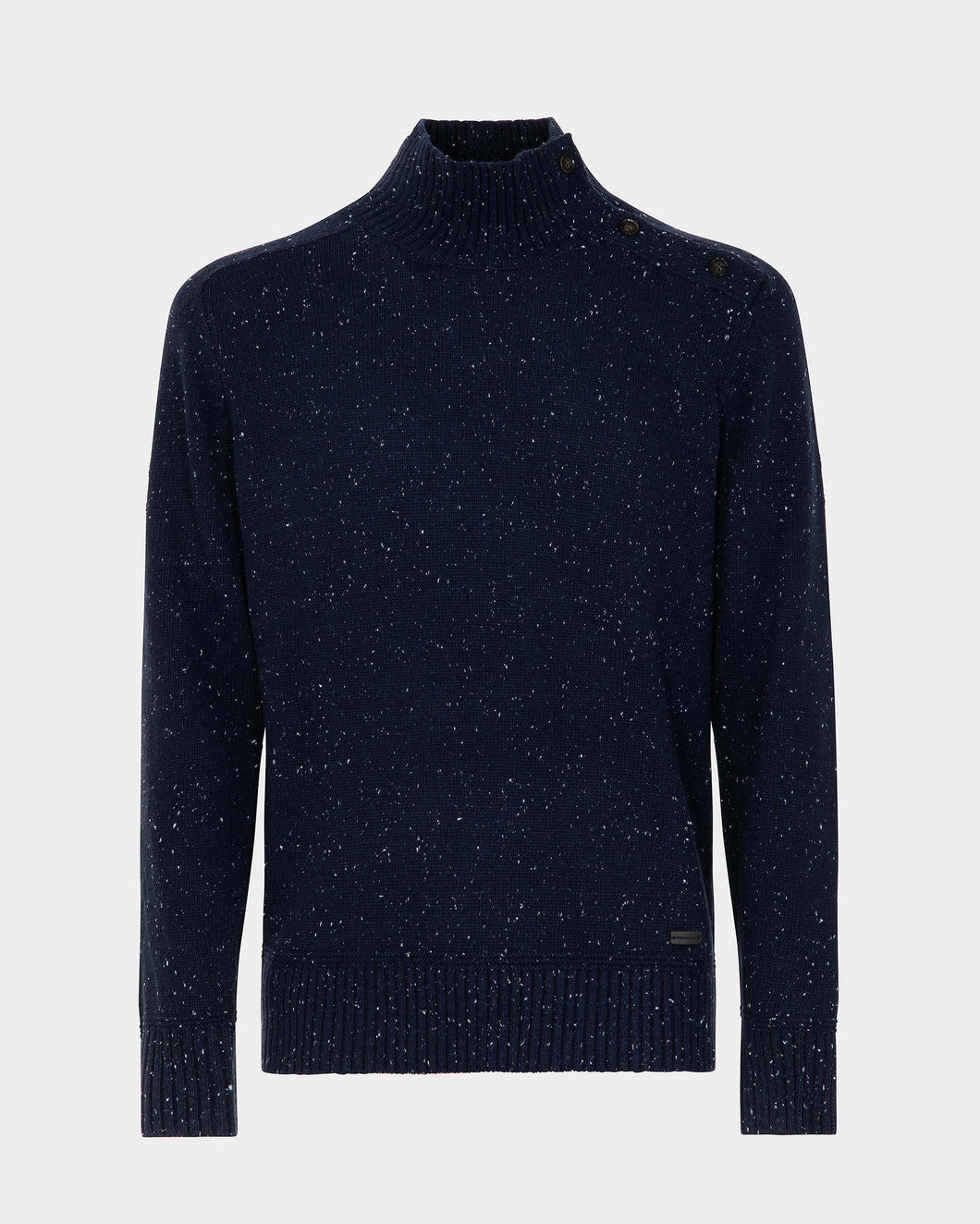 Maglia uomo collo alto con bottoni