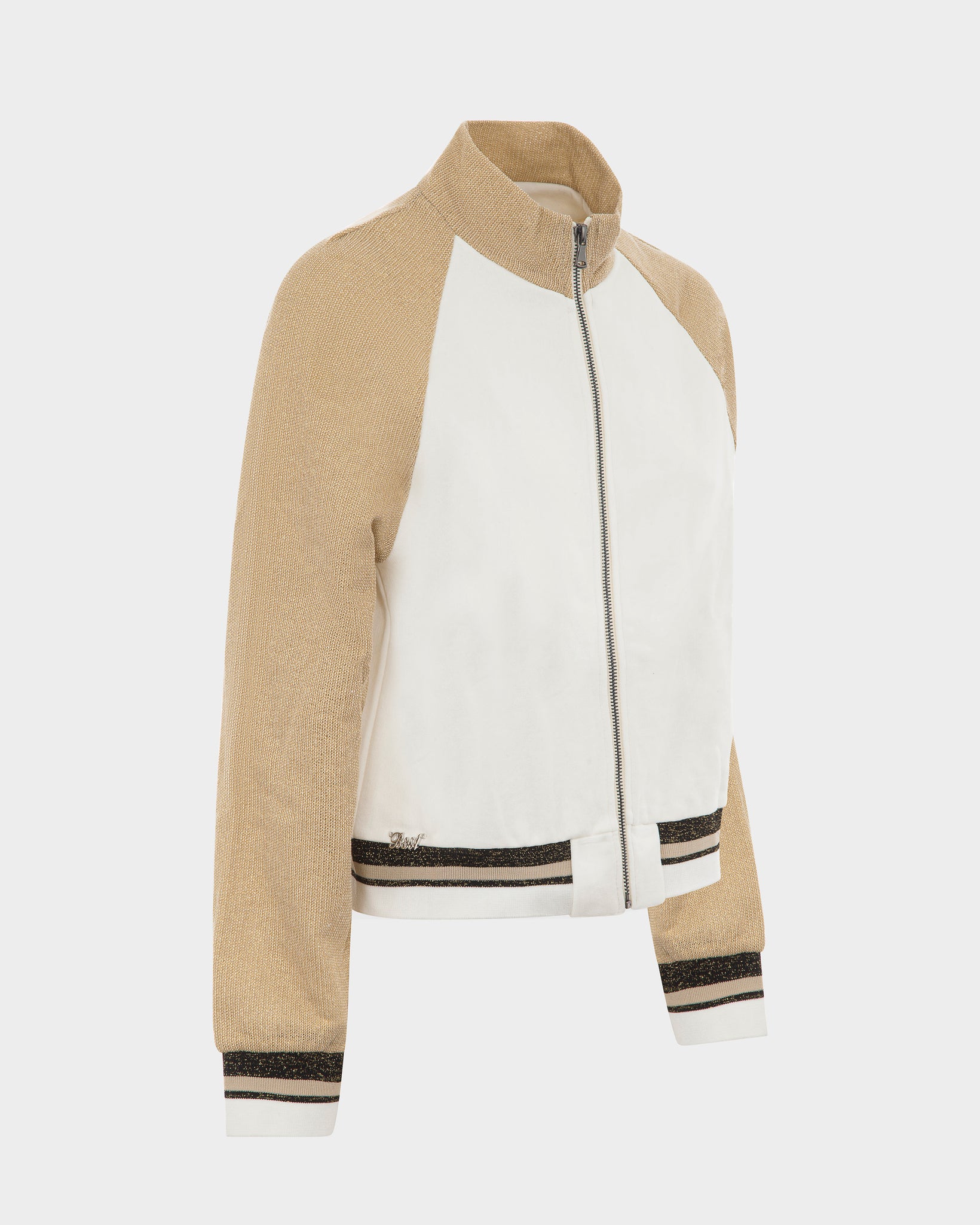 Felpa full zip bomber donna Baci Abbracci