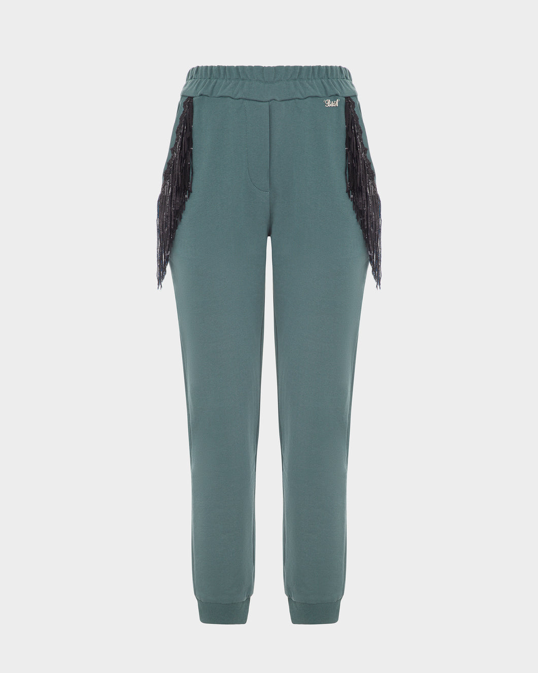 Pantalone in felpa paillettes donna