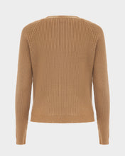 Upload the image to gallery viewer, Maglia girocollo costine donna
