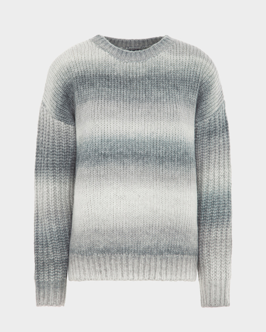 Maglia girocollo sfumato donna