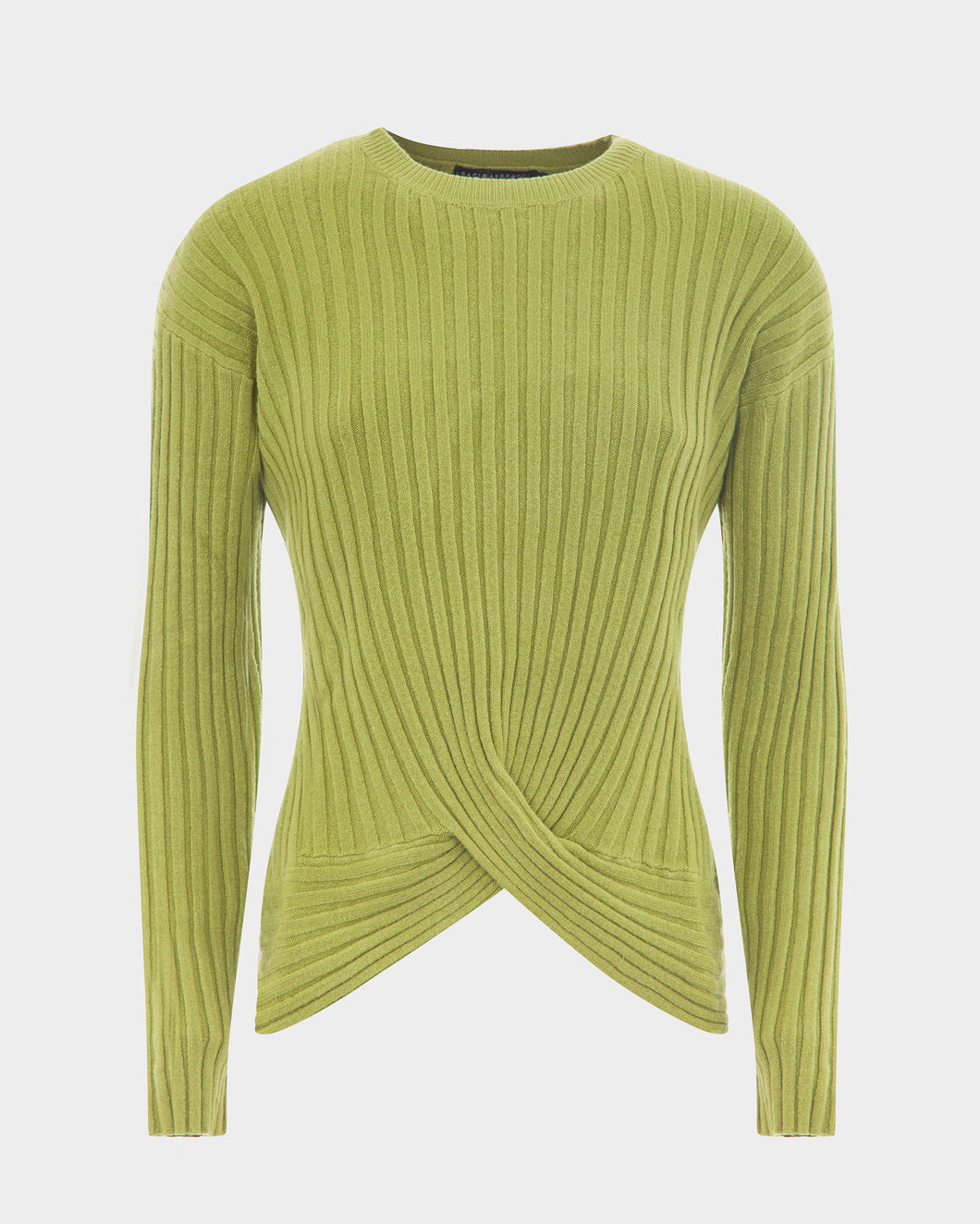 Maglia girocollo incrocio donna