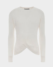 Upload the image to gallery viewer, Maglia girocollo incrocio donna
