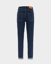 Upload the image to gallery viewer, Denim blu scuro donna
